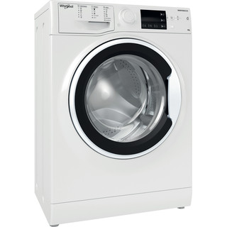Whirlpool Skalbimo mašina Laisvai pastatomas WRBSB 6249 W EU Balta Pakraunama iš priekio C Perspective