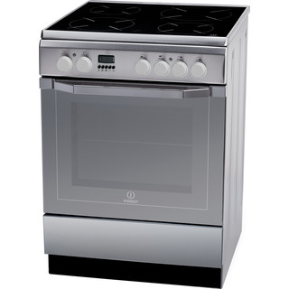 Indesit Cuisinière I6VMC6A(X)/GR Inox Electrique Perspective