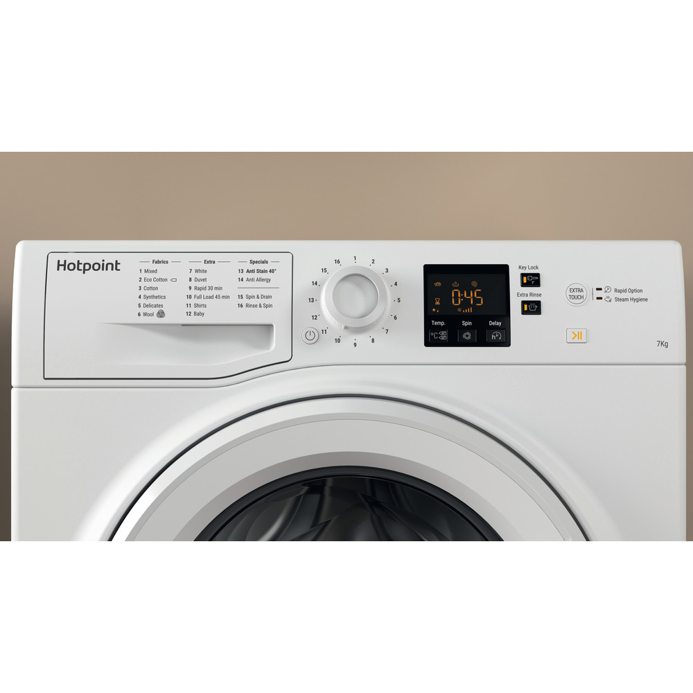 Hotpoint Nswm 743u W Uk Washing Machine White Hotpoint