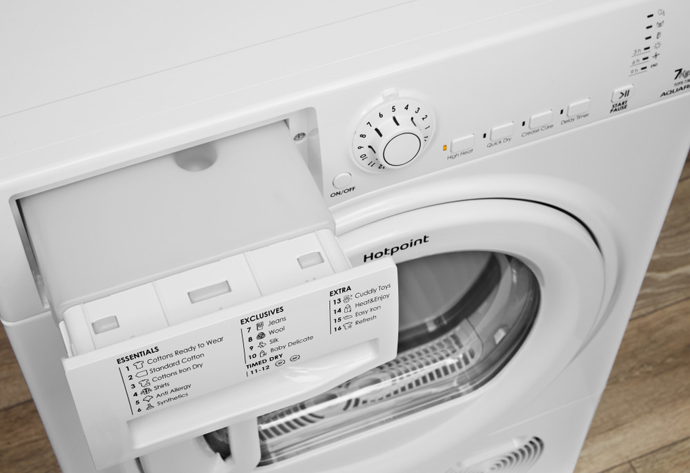 Hotpoint Aquarius TCFS 73B GP.9 Tumble Dryer - White | Hotpoint