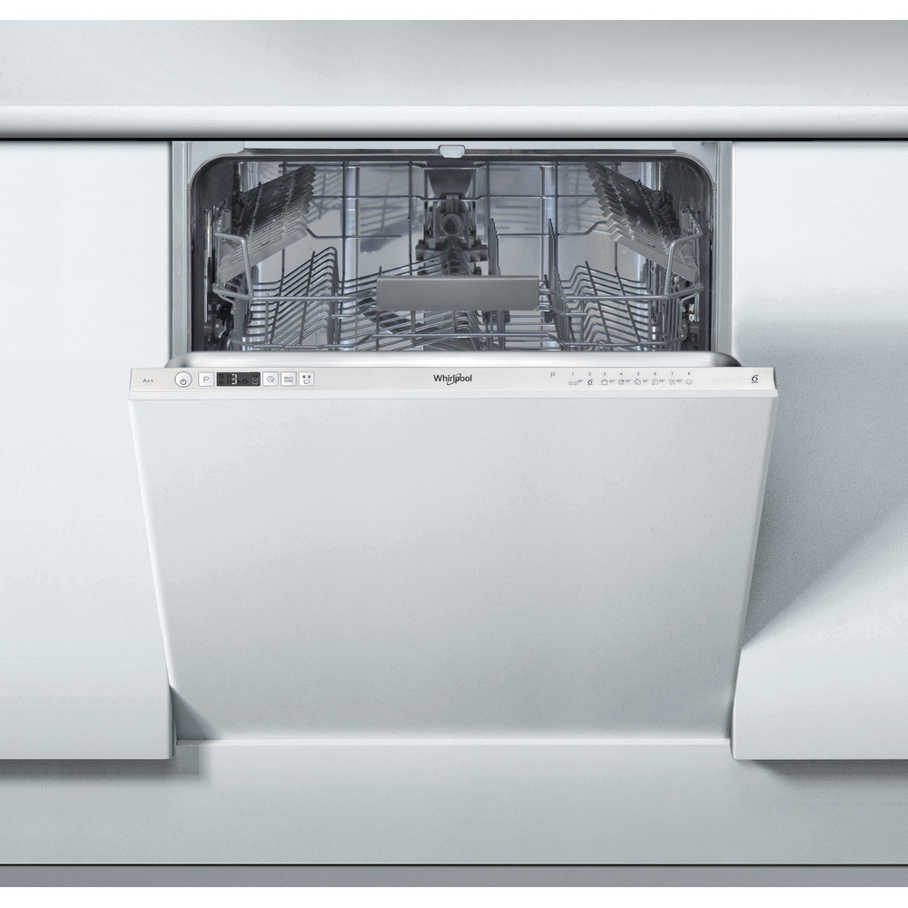 Whirlpool Integrated Dishwasher: in Silver - WIC 3C26 UK