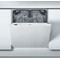 Whirlpool Integrated Dishwasher: in Silver - WIC 3C26 UK