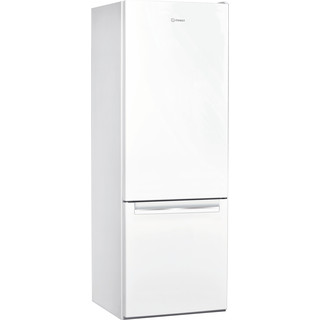 Indesit Комбиниран хладилник с камера Свободностоящи LI6 S1E W Глобално бяло 2 врати Perspective