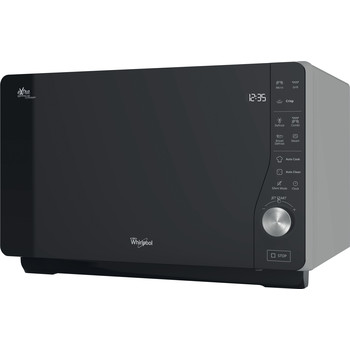 Whirlpool Microonde A libera installazione MWF 427 SL Argento Elettronico 25 Microonde + grill 800 Perspective