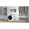 Whirlpool Skalbimo mašina Laisvai pastatomas W6X W845WB EE Balta Pakraunama iš priekio B Perspective