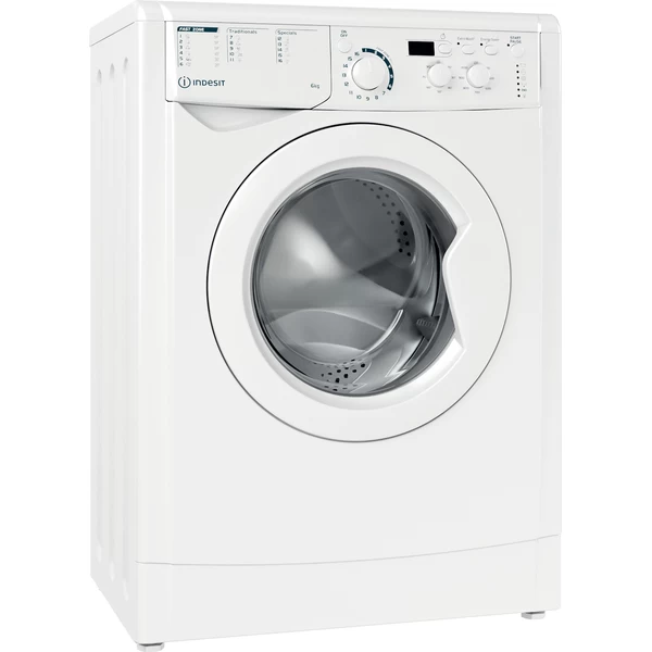 Indesit Waschmaschine Freistehend EWD 61051E W EU N Weiß Frontlader F Perspective