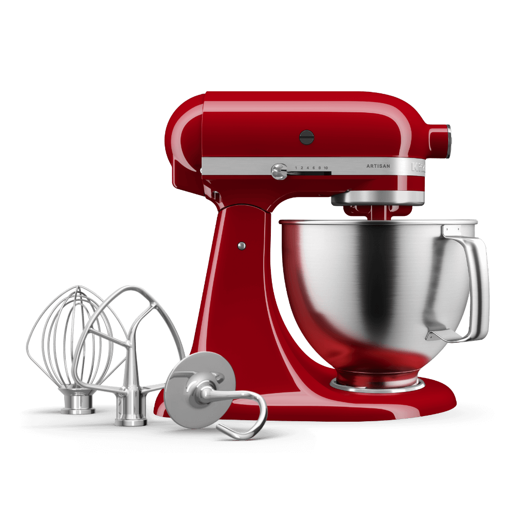 MIXER TILTHEAD 4.7L ARTISAN BY YOU Empire Red KitchenAid UK