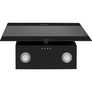Indesit Hotte Encastrable IHVP 6.6 LM K Noir Mural Mécanique Frontal