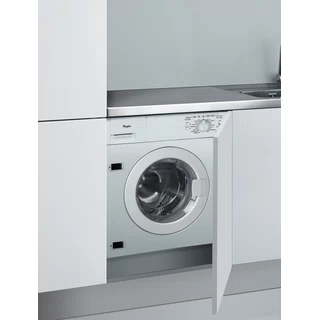Whirlpool Washing machine Built-in AWO/D 060 Global white Front loader A++ Lifestyle perspective