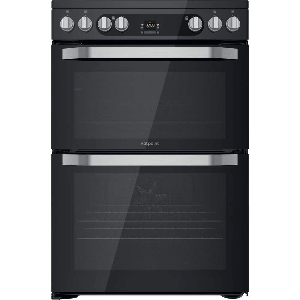 Hotpoint Double Cooker HDM67V9HCB/U Black A Frontal