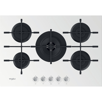 Whirlpool Piano cottura GOWL 758/WH Bianco GAS Frontal