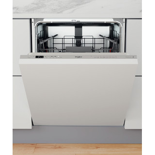Whirlpool integrert oppvaskmaskin: farge sølv, 60 cm - WIC 3C33 PE