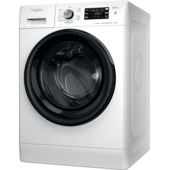 Whirlpool Máquina de lavar roupa Livre Instalação FFB 9258 BV PT Branco Carga Frontal B Perspective