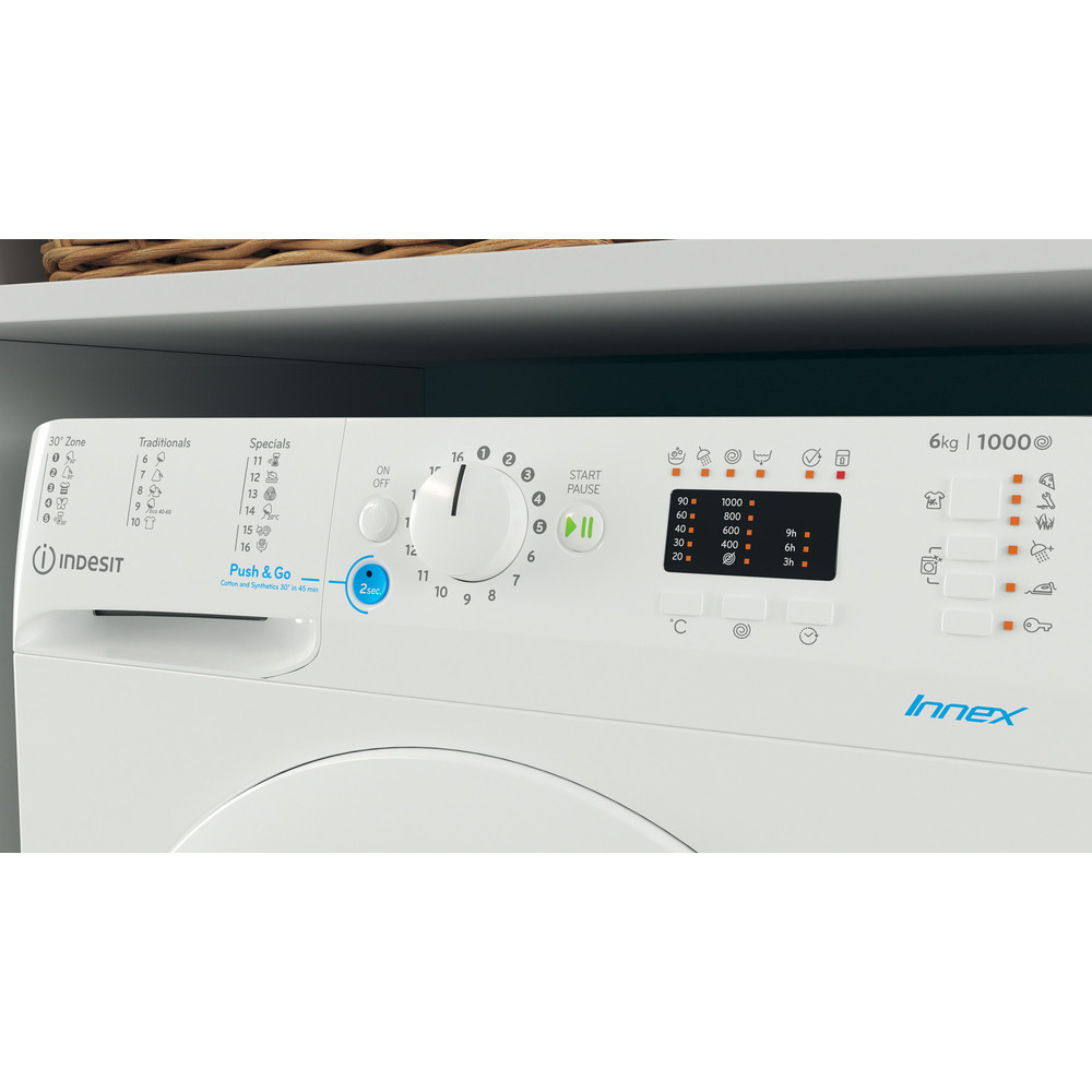 Szabadonálló mosógép Indesit BWSA 61051 W EU N | Indesit HU