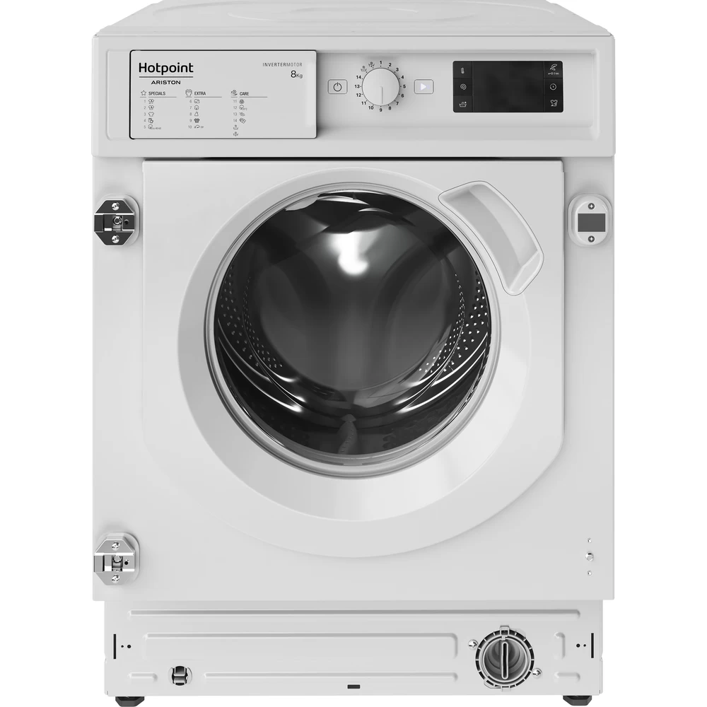 Hotpoint_Ariston Máquina de lavar roupa Encastre BI WMHG 81284 EU Branco Carga Frontal C Frontal
