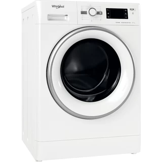 Whirlpool Tvättmaskin med torktumlare Fristående FWDG 971682E WSV EU N White Front loader Perspective