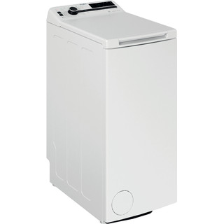 Whirlpool Pesumasin Vabaltseisev TDLRB 6251BS EU Valge Pealtlaetav B Perspective