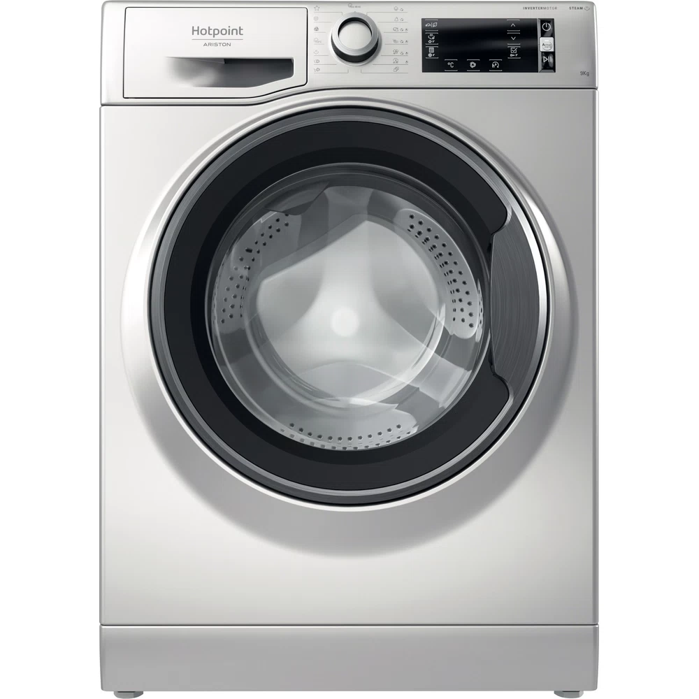 Hotpoint_Ariston Máquina de lavar roupa Livre Instalação NLCD 945 SS A EU N Prateado Carga Frontal B Frontal