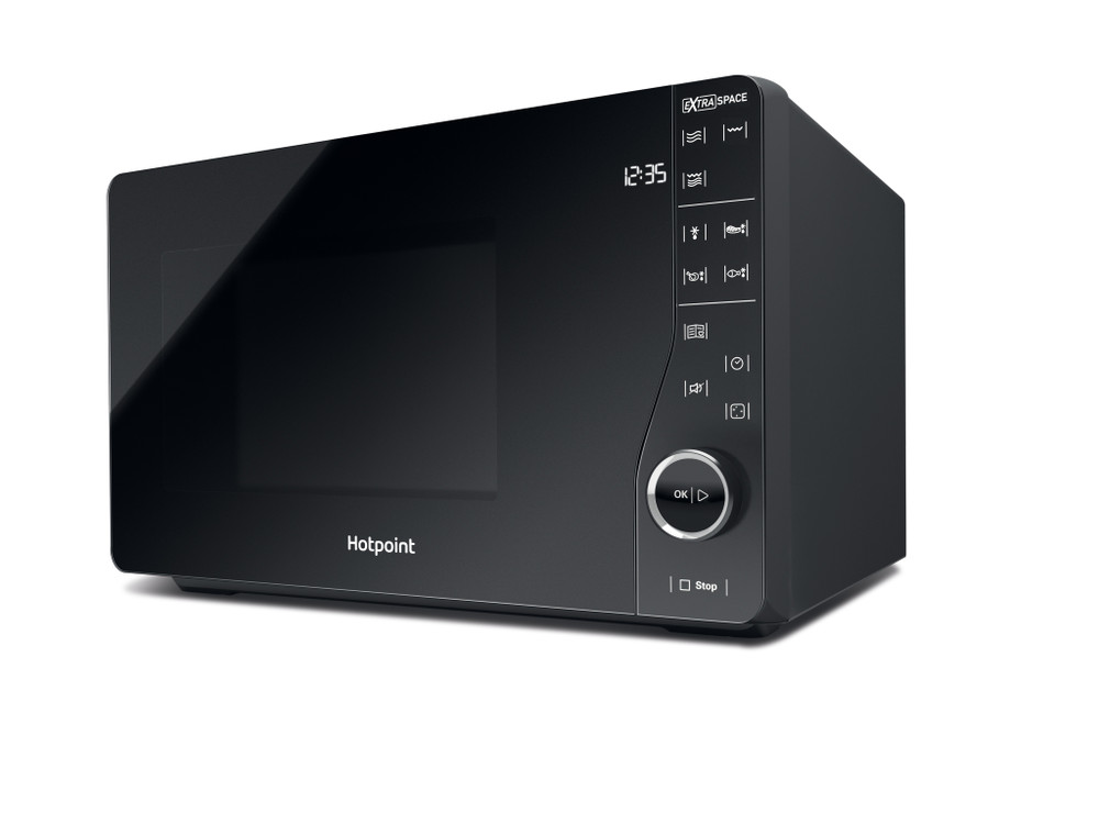 Freestanding Microwave oven Hotpoint Hotpoint MWH2622MB Xtraspace Flatbed