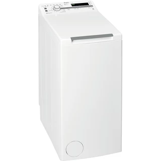 Whirlpool Maşină de spălat rufe Independent TDLR 65210 Alb Încărcare Verticală A+++ Perspective