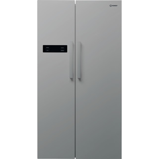 Indesit side-by-side american fridge: silver color