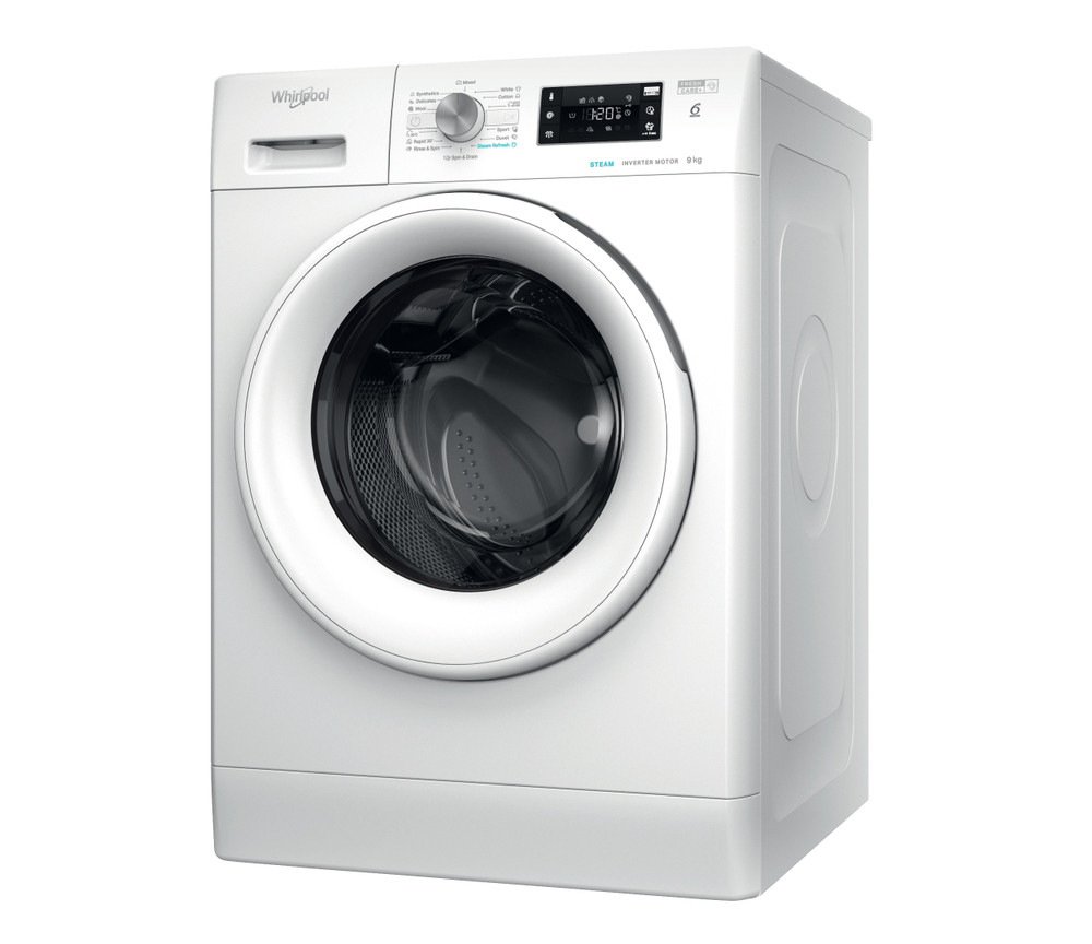 Whirlpool Washing machine Samostojeći FFB 9448 WV EE Bela Prednje punjenje C Perspective