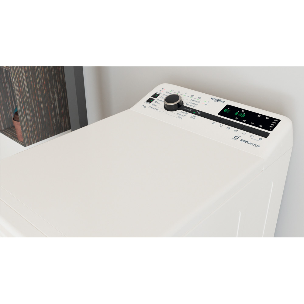 Whirlpool Danmark - Welcome to your home appliances provider - Fritstående Whirlpool-vaskemaskine med 7,0 kg - TDLR 7222BS NX/N