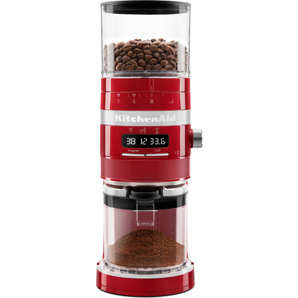 Moulin à café - Rouge - 1kg - 275 Watt - 77dB