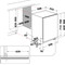 Whirlpool Astianpesukone Kalusteisiin sijoitettava W7I HP40 L Full-integrated C Frontal