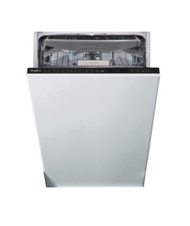 Whirlpool ugradna mašina za pranje sudova: crna boja, uska - WSIP 4O23 PFE