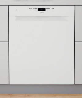 Whirlpool-opvaskemaskine: hvid farve, fuld størrelse - WUC 3C26 F