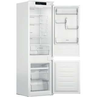 Indesit Combinación de frigorífico / congelador Encastre INC18 T311 Blanco 2 doors Perspective open