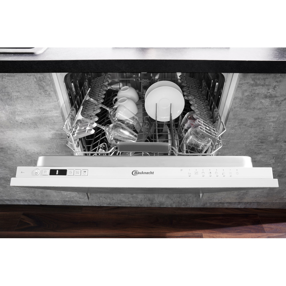 Bauknecht fully integrated dishwasher: 60 cm, color stainless steel - BCIO 3T121 PE