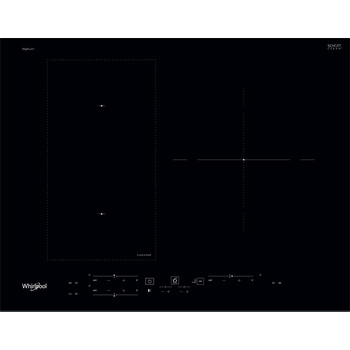 Whirlpool Table de cuisson WL B3965 BF/IXL Noir Induction vitroceramic Frontal