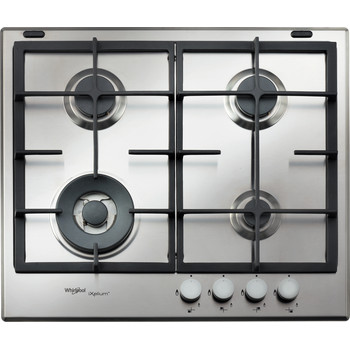 Whirlpool Piano cottura GMR 6422/IXL Inox GAS Frontal