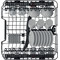 Whirlpool Nõudepesumasin Integreeritav WIO 3P33 PL Full-integrated D Lifestyle frontal open