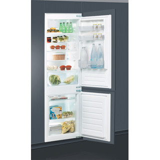 Indesit Fridge/freezer combination Built-in IB 7030 A1 D.UK Inox 2 doors Lifestyle perspective open