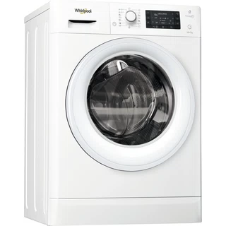 Whirlpool Washer dryer Freestanding FWDD1071681W UK White Front loader Perspective