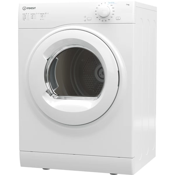 Indesit Dryer I1 D80W UK White Perspective