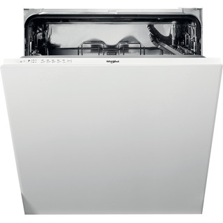 Whirlpool integrated dishwasher: white color, full size - WIE 2B19 N UK