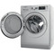 Whirlpool Skalbyklė džiovyklė Laisvai pastatomas FFWDB 964369 SBSV EE Sidabrinė Pakraunama iš priekio Perspective