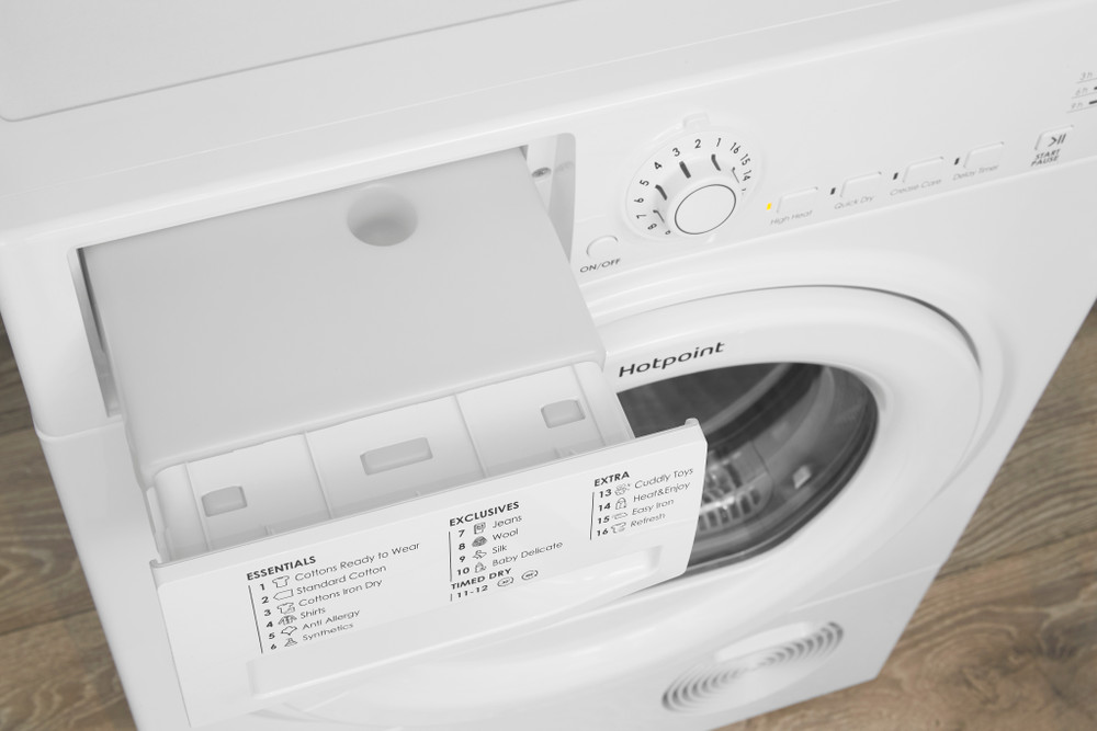 Hotpoint Aquarius TCFS 83B GP.9 Tumble Dryer - White | Hotpoint