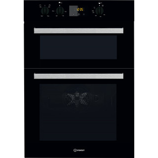 Indesit Double oven IDD 6340 BL Black A Frontal