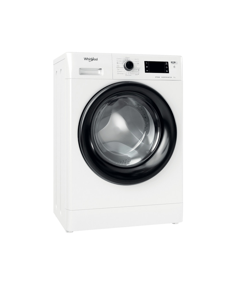 Whirlpool Washing machine Samostojeća FWSG 61282 BV EE N Bela Prednje punjenje A+++ Perspective