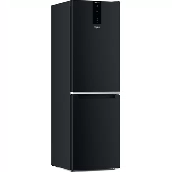 Whirlpool Холодильник з нижньою морозильною камерою. Соло W7X 82O K Чорний 2 двері Perspective