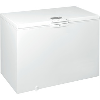 Fritstående Whirlpool-kummefryser: hvid farve - W 390 FO