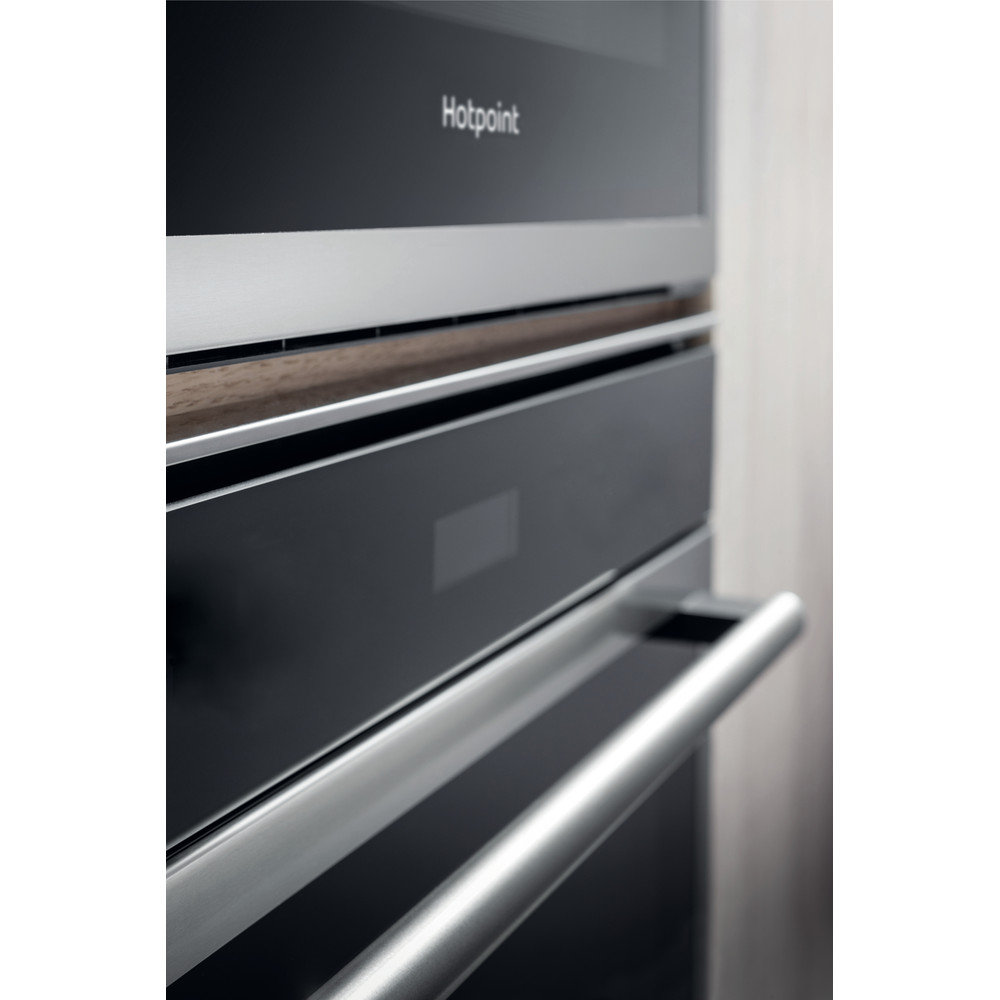 Hotpoint built in electric oven: inox, self cleaning - SI6 