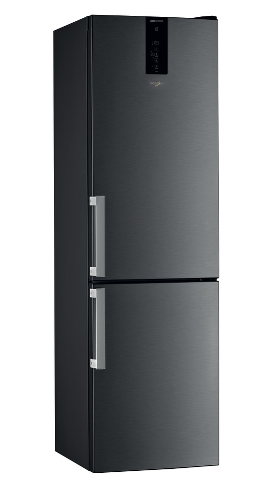 Whirlpool Συνδυασμός ψυγείου/καταψύκτη Ελεύθερο W9 931D KS H Μαύρο / Inox 2 doors Perspective