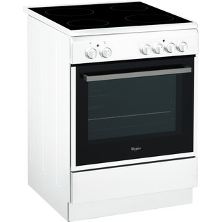 Fritstående Whirlpool-elkomfur: 60 cm - ACMK 6531/WH/1
