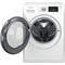 Whirlpool Washing machine Free-standing FFD 9448 BSV UK White Front loader C Perspective